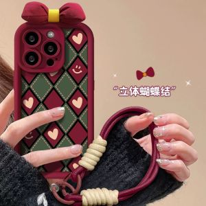 New Silicone Phone Case for Honor Magic8 Diamond Grid Goddess Style Magic7 pro High End Small Niche 5 with Lanyard 400 Full Cover Anti Fall Dirt Resistant Mate60 Soft