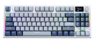 ATTACK SHARK | ATTACK SHARK K86 Wireless Tri-Mode Mechanical Keyboard Smart Color Screen 75% Layout RGB Backlit Hot Swappable Gaming Office