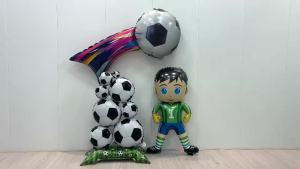 1pc Football Balloon Set Football Game Birthday Party Decoration Football Theme Party Sports Theme Party Celebration Party