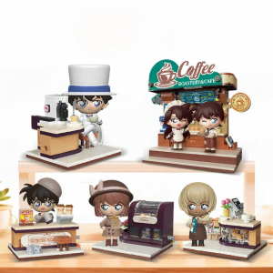 Enlighten | Detective Conan Cafe Scene Konan Mystery Corner Assemble Building Blocks Statue