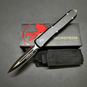 มีสปิงตรง Microtech วัสดุใบมีดทำจากเหล็ก D2 แท้ มีดพก ขนาด 22 CM มีปลอกผลไม้ มีดทำครัว ใช้งานอเนกประสงค์ ออกแคมป์ปิ้ง สันนหนาและกิจกรรมต่างๆ