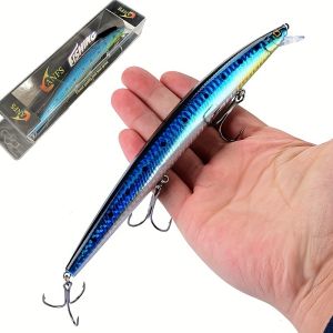 1pc Big Bionic Minnow Lure Artificial Bait 180mm/24g Half Water Fishing Lure Fishing Tackle  - Perfect for Catching Big Fish