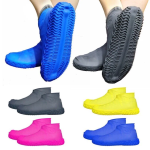 Rain Shoe Cover Waterproof Non-Slip Silicone Rain Boots Reusable Wear-Resistant Easy To Clean Rubber Rain Shoes