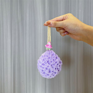 Cheese Loofah Super Soft Honeycomb Foaming Net Ball Kids Cute Bath Foaming Sponge Female High-End Non-Scattered Bath