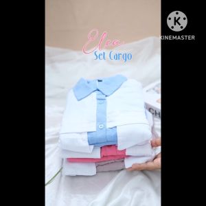 Setelan Anak Perempuan Baju + Celana / Elea Set Cargo