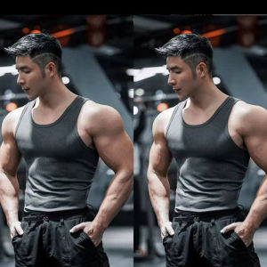 Áo Tập Thể Dục Không Tay Ôm Vừa Vặn Thoáng Khí Nhanh Khô Thấm Hút Mồ Hôi Áo Thun Cotton Pha Trộn Sợi Triacetate Mùa Hè Thường