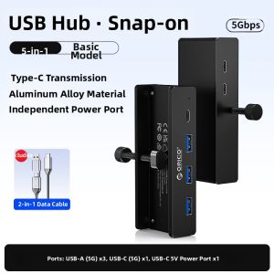 ORICO | Desktop Clip-on USB Expander Hub Power Supply SD Card Reader