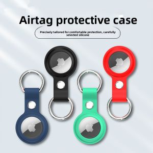KASHINUO | All-Around Drop Protection Case for Airtag Silicone Soft Shell Pet Cat Dog Collar Keychain Anti-Loss Tracker