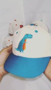 topi bayi laki-laki / topi bayi perempuan lucu motif bordir model topi bisbol untuk 0-3 tahun