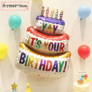 Outdoor Scene Decoration Balloons Boys Girls Children Birthday Year Old Anniversary Digital Number Balloons Photo Props