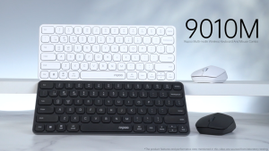 RAPOO 9010M Wireless Keyboard & M100 Silent Mouse Combo | Ultra-Slim | Multi-Device | 24-Month SG Warranty