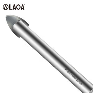 LAOA 3-16mm Lỗ Mở Tam Giác Mũi Carbide Gốm Sứ Thủy Tinh Mũi Khoan Cho Hộ Gia Đình Ống Nước Nề Khoan