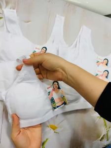 ÁO LÁ HỌC SINH COTTON DẠNG BA LỖ - CÓ MIẾNG LÓT NGỰC CÓ THỂ THÁO RỜI FREESIZE - MÃ 227 - Kim Yến Mẹ và Bé