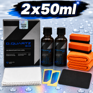 DQUARTZ GO Kit Nano Diamond Quartz Fusion Ceramic Coating for Car Care Enhanced Protection Gloss Increase Surface Hardness