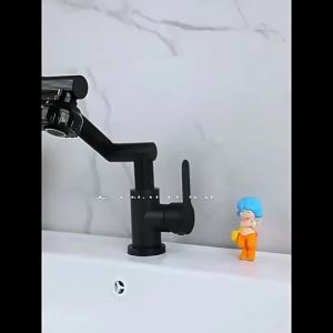 Rotatable Robotic Basin Faucet 304 Stainless Steel