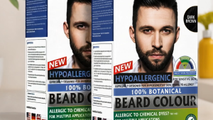 Indus Valley Mens 100% Botanical Beard Dye Hypoallergenic Dark Brown for Sensitive Skin No Chemical Irritation