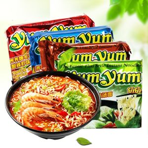 Thailand Imported YumYum Nourishing Winter Yin Gong Instant Noodles 70G Thai Hot and Sour Shrimp Soup Instant Noodles Ramen