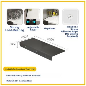 Narrow Space Extension Board for Kitchen Storage