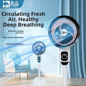 Voice Control Swivel Electric Fan