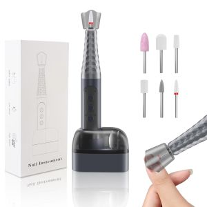 เครื่องตะไบเล็บไฟฟ้าไร้สาย ชุดทำเล็บมือและเล็บเท้า สำหรับเล็บอะคริลิค เจล เครื่องเจียรเล็บมืออาชีพ สำหรับใช้ในบ้านและร้านเสริมสวย