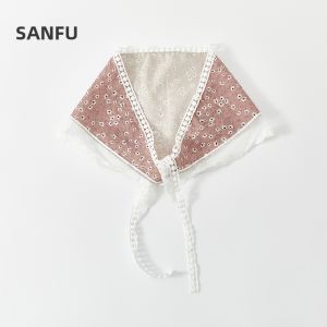SANFU | Triangular Lace Ruffles Country Girl Scarf