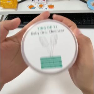 Mumystation 30Pcs Baby Cotton Swab Mouth Tongue Cleaner Oral Cleaner Baby Toothbrush Cotton Gauze Pad Stick