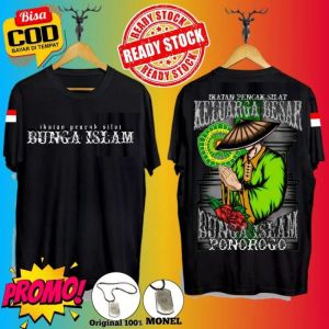 05 kaos bunga islam. gratis kalung liontin