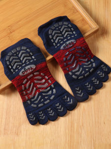 Yogasock Yoga Toe Socks Short Toe Socks Ankle Socks Non Slip Split Toe Sweat-Absorbent Mens Cotton Sports Room Socks