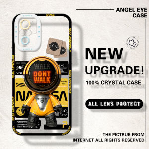 Hontinga Casing Case For Samsung Galaxy A53 5G A52S A52 5G A51 A50S A50 A42 5G Case Transparent Clear Case New NASA Astronaut Soft Silicone Full Cover Camera Protection Shockproof Rubber Cases Back Cover Phone Casing Softcase For Girls