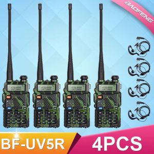 Baofeng UV-5R walkie talkie VHF/UHF Dual Band Two-Way Radio Set of 4 Green two way radio long range