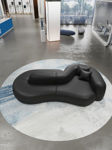 Minimalist Cream-style Reversible Sofa