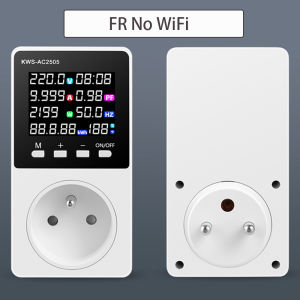 Smart WiFi Plug Electricity Usage Monitor Energy Voltage Current Power Meter Overload Protection Timer Socket EU/US Plug