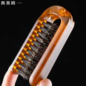 หวีพลับ ลดไฟฟ้าสถิตย์ หวีขนหมูป่า พร้อมส่ง (หวีพลับ ลดไฟฟ้า หวีขน หมูป่า)