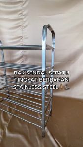 Rak Penyimpanan Sepatu & Sandal Stainless Steel: Desain Elegan & Kapasitas Luas