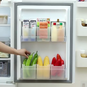 1/3/5Pcs Vegetable Fruit snacks Egg Frozen Refrigerator Fridge Side Door Storage box Organizer