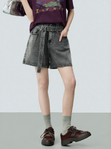 INLIFE | High-waisted Loose Casual Jeans Shorts 5 Inches