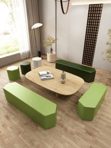 เก้าอี้พยาบาลแบบยูนิฟอร์มสีพื้นแบบเรียบง่าย ทรงสี่เหลี่ยม ยาว แบบตั้งฉาก สำหรับพักผ่อนในห้องนั่งเล่น โซฟาแบบยูนิฟอร์ม