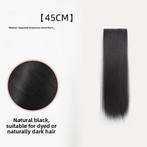 Womens Long Hair Extension Pieces Lightweight Fluffy Goddess Hair Thickening Tool Three-piece Style Big Wave Long Curls