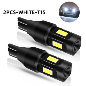 KEVANLY | 2PCS Signal Lamp T15 W16W 921 912 LED Bulbs Super Bright 3570 4SMD Car Reverse Parking Light Canbus Highlight Backup Tail Light