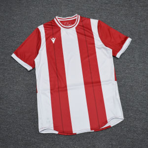 Mens Summer Football Training Sportswear Short Sleeve Running T-shirt round Neck Casual Comfortable Ultra-light Geometric