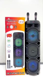Bluetooth karaoke speaker portable audio system 18000W 8.5 x 3 inches