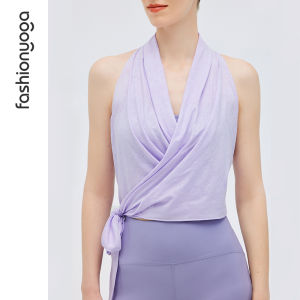 เสื้อกั๊กโยคะสำหรับผู้หญิง ทรงหลวม ระบายอากาศได้ดี ทรงสลิมฟิต เสื้อออกกำลังกายแบบบาง ฤดูใบไม้ผลิและฤดูร้อน 2022