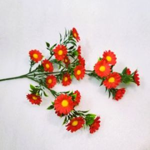 Hoa cúc họa mi cành cao 65cm 5 nhánh 18 hoa size 5cm trang trí cắm bình hoa decor chụp hình