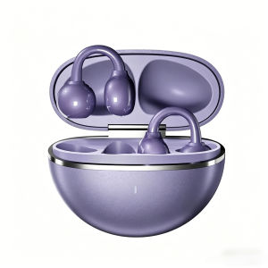 Open Ear Sports Wireless Bluetooth Earbuds Ear-Clip Earphone Touch Control ENC Noise Cancelling Headset With Microphone