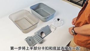 Multi-functional Hamster Cage With Running Wheel Water Bottle Breathable Double-Level Hamster Cage