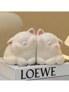 FENGHONGTAO | Large Resin Cat Bookends