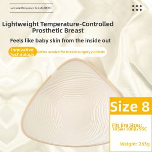 CARMINE OF SIX PETALS | Temperature Control Lightweight Silicone Breast Prosthesis