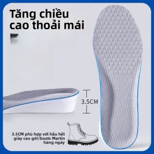 XIANZHAO | Miếng lót giày tăng chiều cao mềm mại hỗ trợ gót chân thoải mái cho nữ Miếng lót giày vô hình Miếng lót giày bằng cao su mềm
