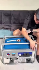 REAIM Genset Portable 4000W 210CC Pembangkit Listrik Mini untuk Rumah Tangga Outdoor Bensin