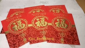 Angpau Merah HJ314 Isi 1 Pack 6 Pcs